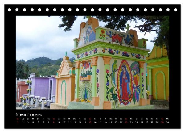 Produktbild: Farbenfrohes Guatemala (Tischkalender 2026 DIN A5 quer), CALVENDO Monatskalender