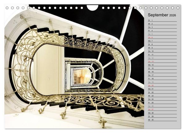 Produktbild: Faszination Treppen (Wandkalender 2026 DIN A4 quer), CALVENDO Monatskalender