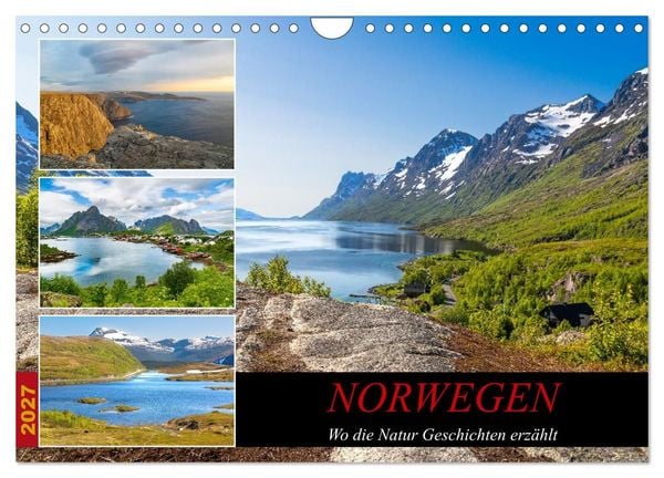 Produktbild: Norwegen Wo die Natur Geschichten erz&auml;hlt (Wandkalender 2027 DIN A4 quer), CALVENDO Monatskalender