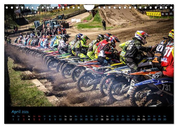 Produktbild: MX Racing 2026 (Wandkalender 2026 DIN A4 quer), CALVENDO Monatskalender
