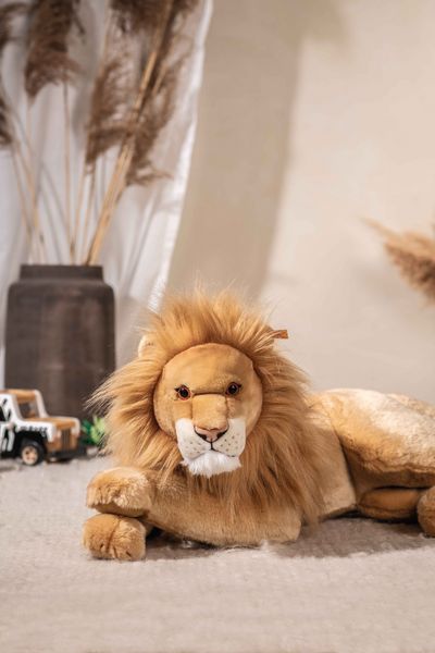 Produktbild: Steiff 065170 - Leo L&ouml;we, liegend, beige, Webpelz, 65 cm