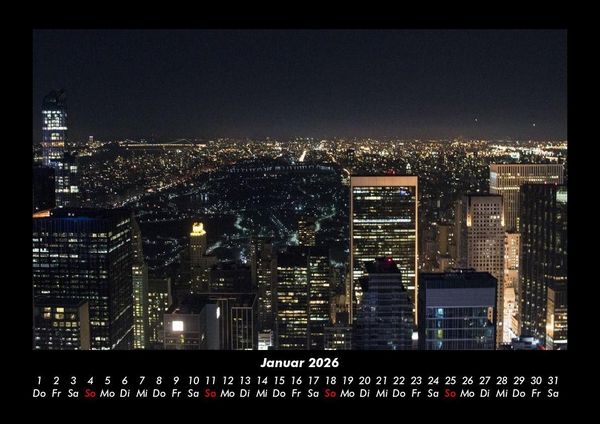 Produktbild: New York 2026 Fotokalender DIN A3