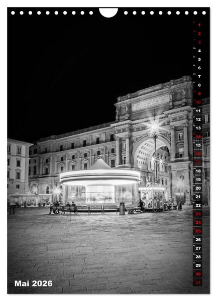 Produktbild: FLORENZ SCHWARZWEI&szlig; (Wandkalender 2026 DIN A4 hoch), CALVENDO Monatskalender
