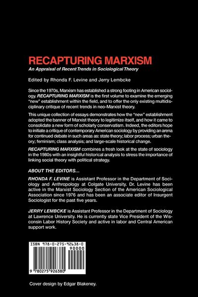 Produktbild: Recapturing Marxism