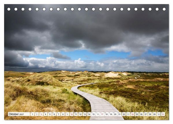 Produktbild: Amrum. Natur und Landschaften (Tischkalender 2027 DIN A5 quer), CALVENDO Monatskalender