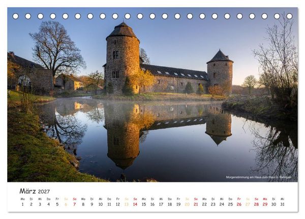 Produktbild: Heimat Entdecken: Bergisches Land (Tischkalender 2027 DIN A5 quer), CALVENDO Monatskalender