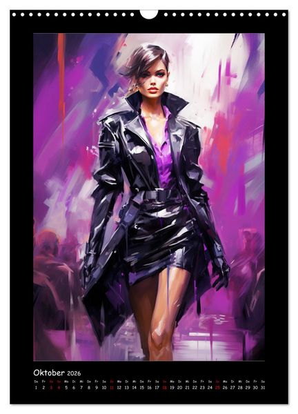 Produktbild: Cat Walk. Paintings (Wandkalender 2026 DIN A3 hoch), CALVENDO Monatskalender