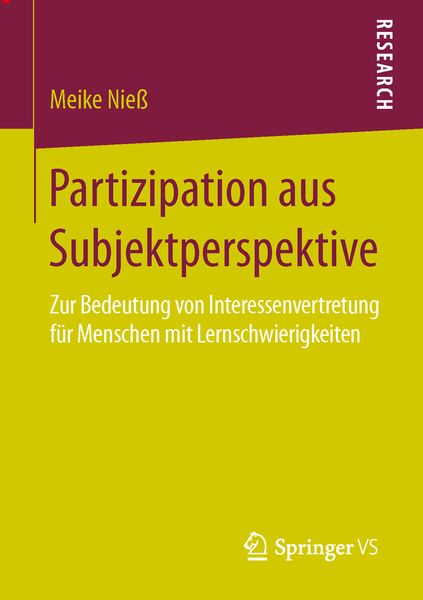 Produktbild: Partizipation aus Subjektperspektive
