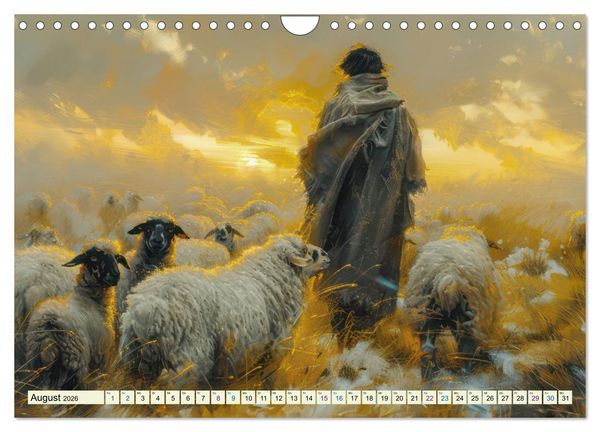Produktbild: Bei den Schafen - Malerische Reise (Wandkalender 2026 DIN A4 quer), CALVENDO Monatskalender