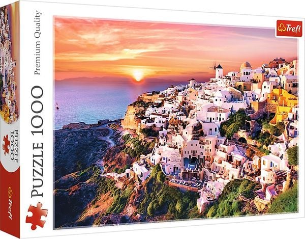 Produktbild: Sonnenuntergang &uuml;ber Santorini (Puzzle)