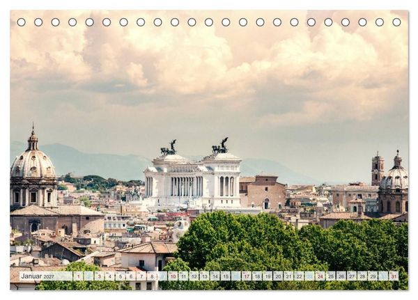 Produktbild: Italienisches Stadtgefl&uuml;ster, Rom - Mailand - Florenz (Tischkalender 2027 DIN A5 quer), CALVENDO Monatskalender