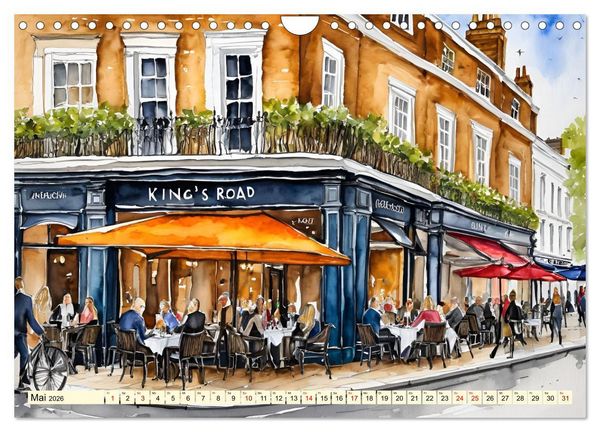 Produktbild: London - Metropole auf der Insel (Wandkalender 2026 DIN A4 quer), CALVENDO Monatskalender