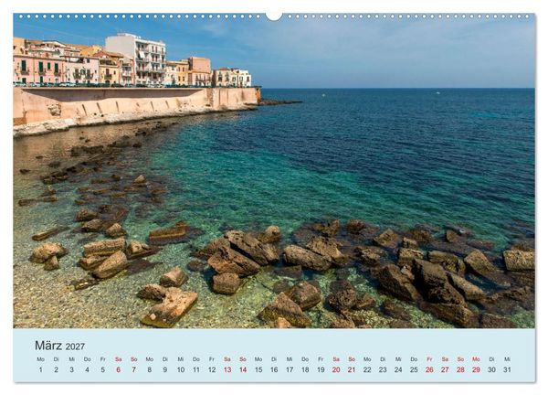 Produktbild: Sizilien &ndash; Die Insel, auf der es keinen Winter gibt (hochwertiger Premium Wandkalender 2027 DIN A2 quer), Kunstdruck in Hochglanz