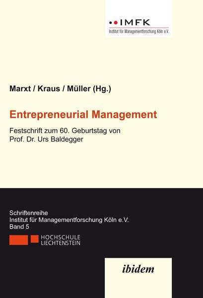 Produktbild: Entrepreneurial Management