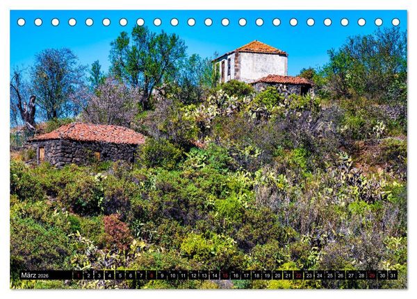 Produktbild: La Palma - Landschaften und Meer (Tischkalender 2026 DIN A5 quer), CALVENDO Monatskalender