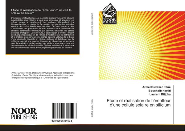 Produktbild: Etude et r&eacute;alisation de l'&eacute;metteur d'une cellule solaire en silicium