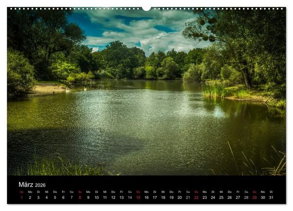 Produktbild: Dessau - Kulturlandschaft (Wandkalender 2026 DIN A2 quer), CALVENDO Monatskalender