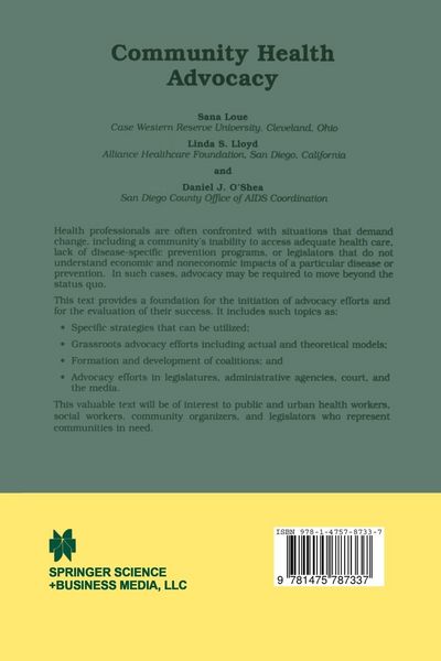Produktbild: Community Health Advocacy
