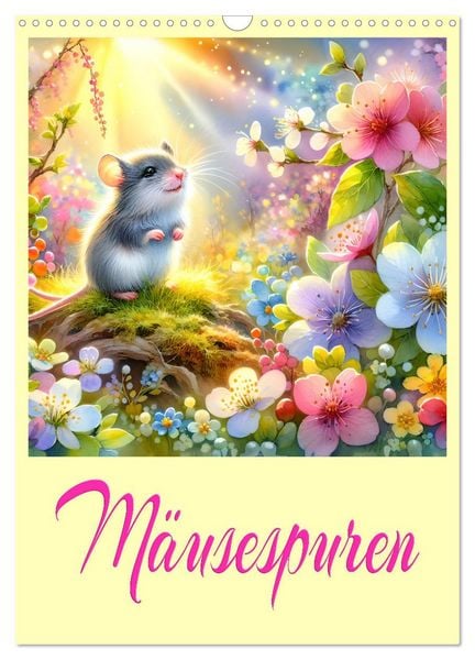 Mäusespuren (Wandkalender 2026 DIN A3 hoch), CALVENDO Monatskalender