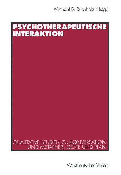 Produktbild: Psychotherapeutische Interaktion