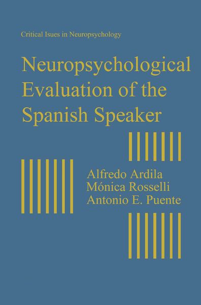 Produktbild: Neuropsychological Evaluation of the Spanish Speaker