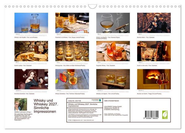 Produktbild: Whisky und Whiskey 2027. Sinnliche Impressionen (Wandkalender 2027 DIN A3 quer), CALVENDO Monatskalender