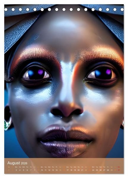Produktbild: Voodoo Queens (Desk Calendar 2026 DIN A5 portrait), CALVENDO 12 Month DeskCalendar
