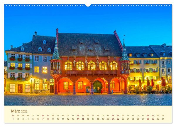 Produktbild: Freiburg Perle im Breisgau (Wandkalender 2026 DIN A2 quer), CALVENDO Monatskalender