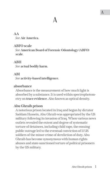 Produktbild: The True Crime Dictionary: From Alibi to Zodiac