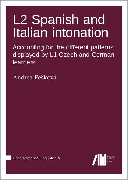 Produktbild: L2 Spanish and Italian intonation