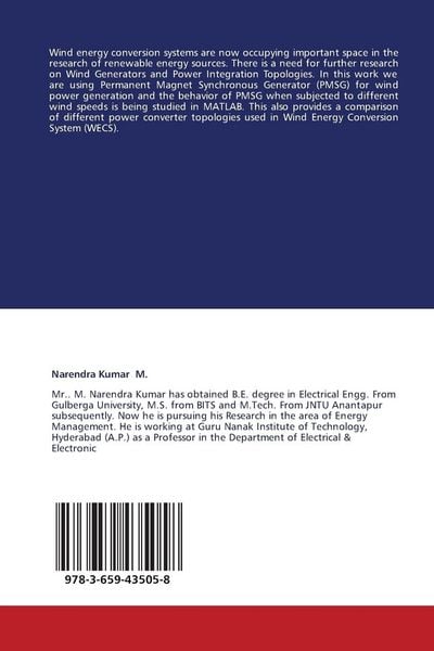 Produktbild: Wind Energy Conversion With PMSG And Integration To HVDC Link