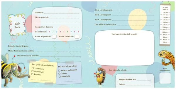 Produktbild: Mein gro&szlig;es Zoo Kindergarten-Freundebuch