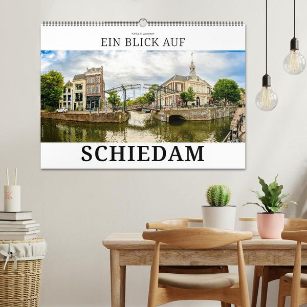 Produktbild: Ein Blick auf Schiedam (Wandkalender 2026 DIN A2 quer), CALVENDO Monatskalender