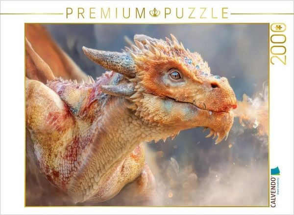 CALVENDO Puzzle Drachen | 2000 Teile Lege-Größe 90x67cm Foto-Puzzle für glückliche Stunden