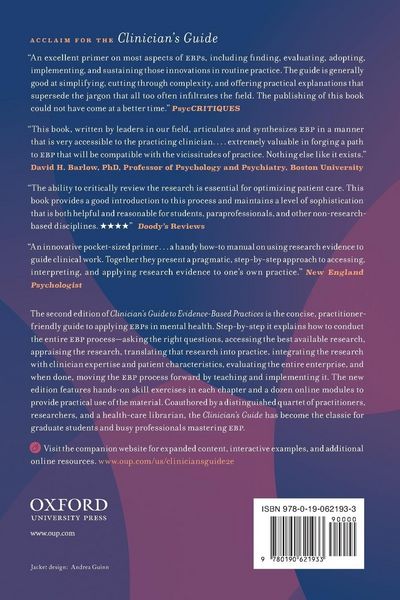 Produktbild: Clinician's Guide to Evidence-Based Practices