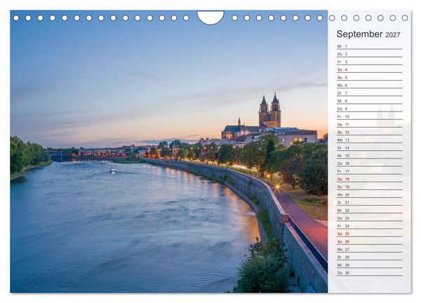 Produktbild: Magdeburg an der Elbe - Der Planer (Wandkalender 2027 DIN A4 quer), CALVENDO Monatskalender