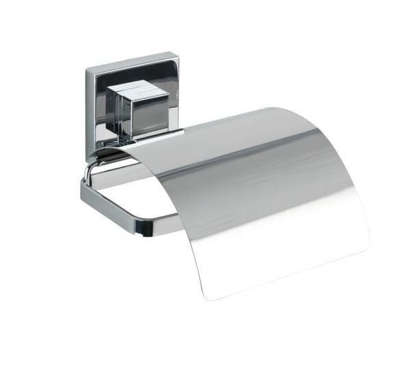 Produktbild: Vacuum-Loc&reg; WC-Set Mod. Quadro 2-teilig Edelstahl, WC-Garnitur und Toilettenpapierhalter, rostfrei