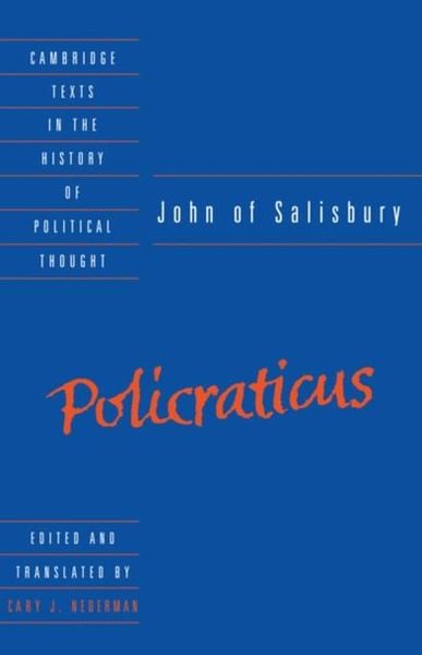 Produktbild: John of Salisbury: Policraticus