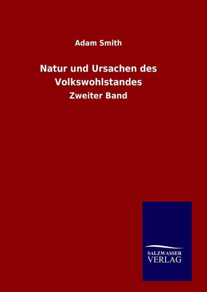 Produktbild: Natur und Ursachen des Volkswohlstandes