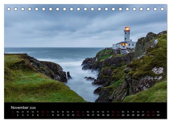 Produktbild: Irlands Landschaften (Tischkalender 2026 DIN A5 quer), CALVENDO Monatskalender