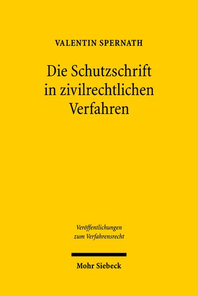 Produktbild: Die Schutzschrift in zivilrechtlichen Verfahren