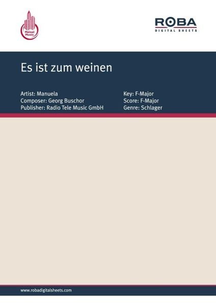 Produktbild: Es ist zum weinen
