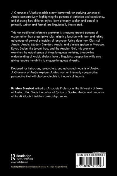 Produktbild: A Grammar of Arabic