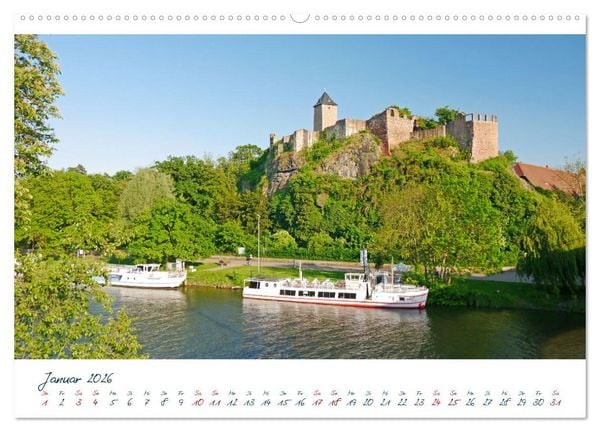 Produktbild: Halle an der Saale. Wir schlendern durch die Heimat von Georg Friedrich H&auml;ndel (hochwertiger Premium Wandkalender 2026 DIN A2 quer), Kunstdruck in Hochglanz