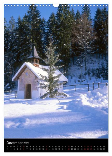 Produktbild: Idyllische Landschaften in Bayern (Wandkalender 2026 DIN A3 hoch), CALVENDO Monatskalender