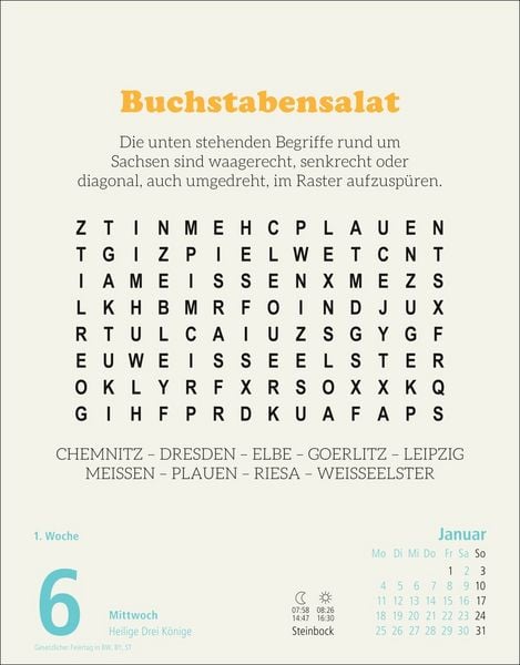 Produktbild: Stefan Heine Rentnerr&auml;tsel Tagesabrei&szlig;kalender 2027