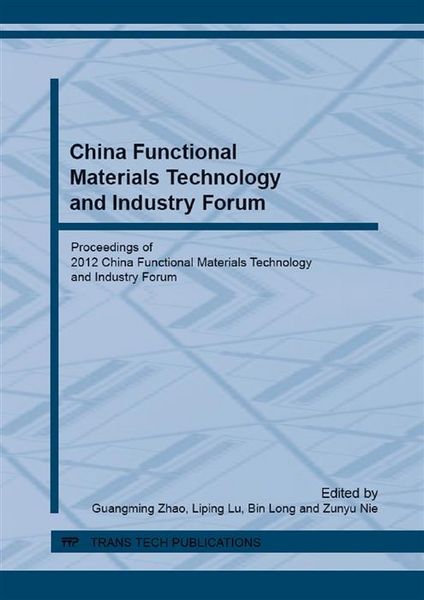 Produktbild: China Functional Materials Technology and Industry Forum