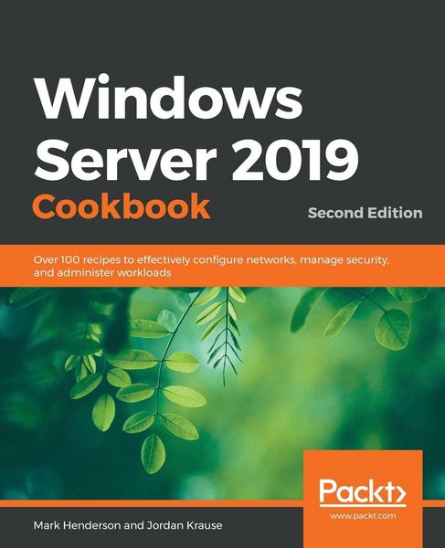 Produktbild: Windows Server 2019 Cookbookm - Second Edition