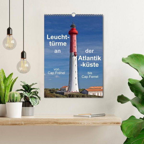 Produktbild: Leuchtt&uuml;rme an der Atlantikk&uuml;ste (Wandkalender 2026 DIN A3 hoch), CALVENDO Monatskalender