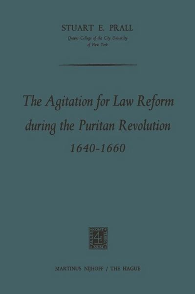 Produktbild: The Agitation for Law Reform during the Puritan Revolution 1640-1660